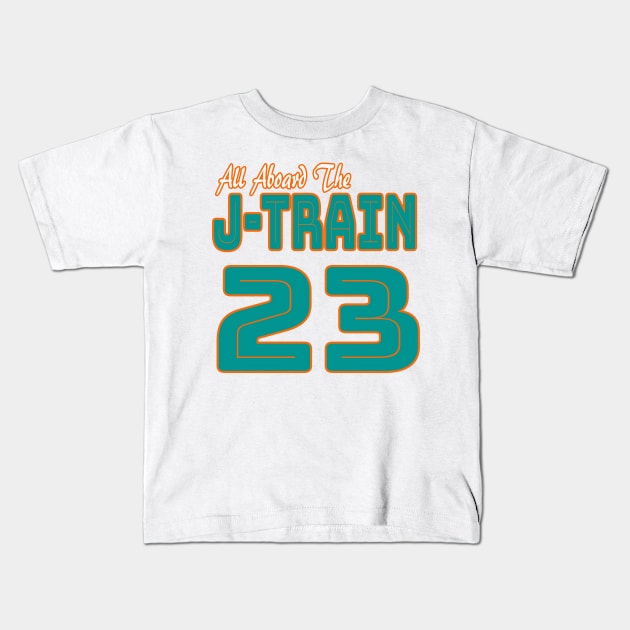 All Aboard the J-Train Kids T-Shirt by Dezine